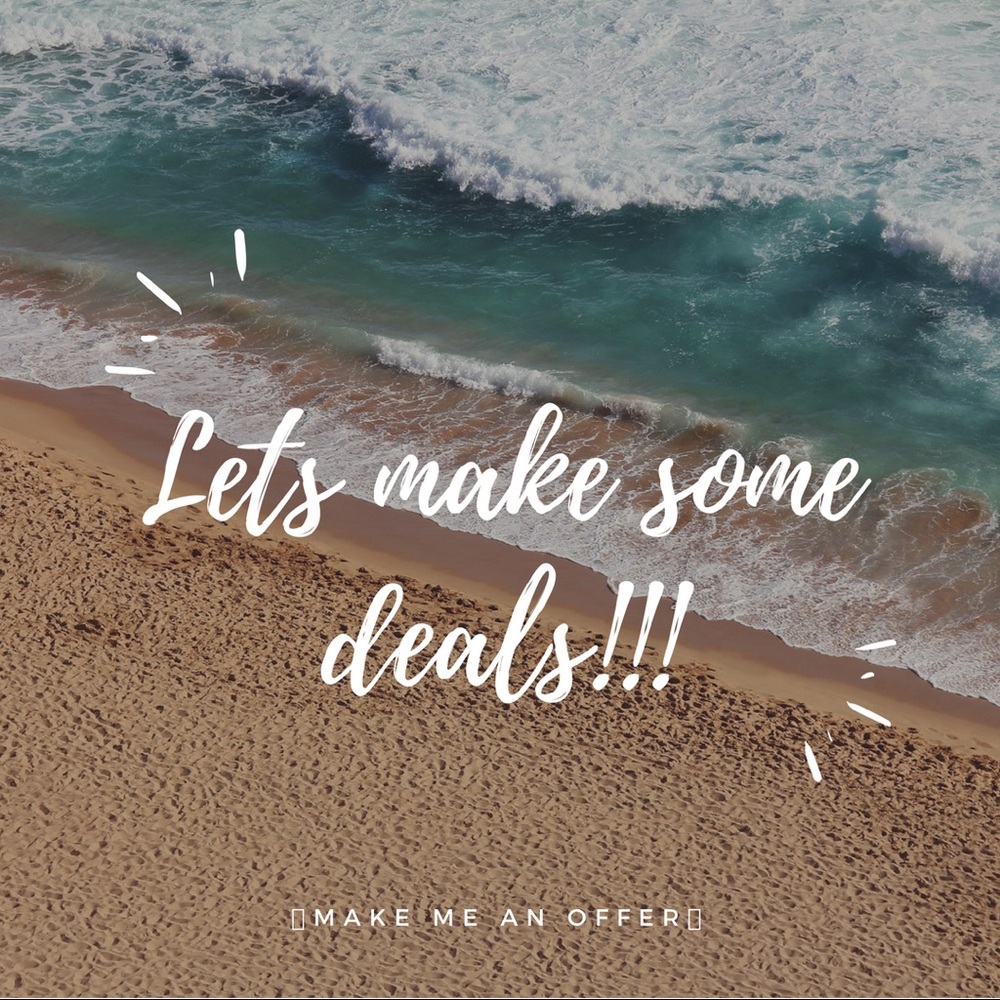 Let’s make some deals! I accept reasonable offers!